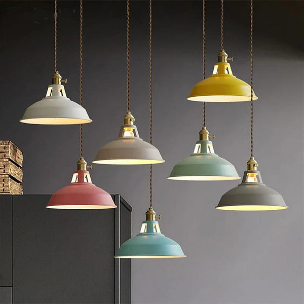 Moderne kleurrijke hanglamp