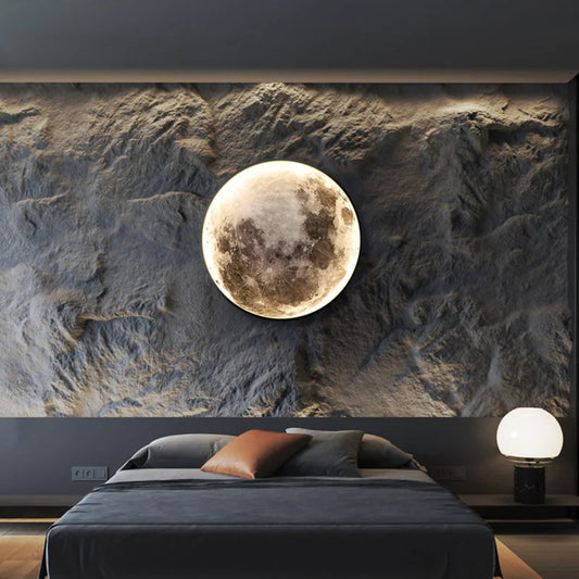 SereneShine - noordse maan wandlamp
