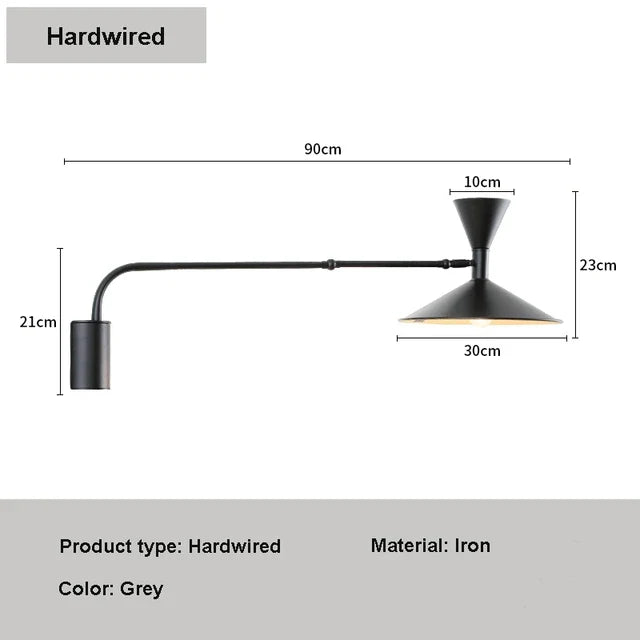 Pureflex - nordic swing wandlamp