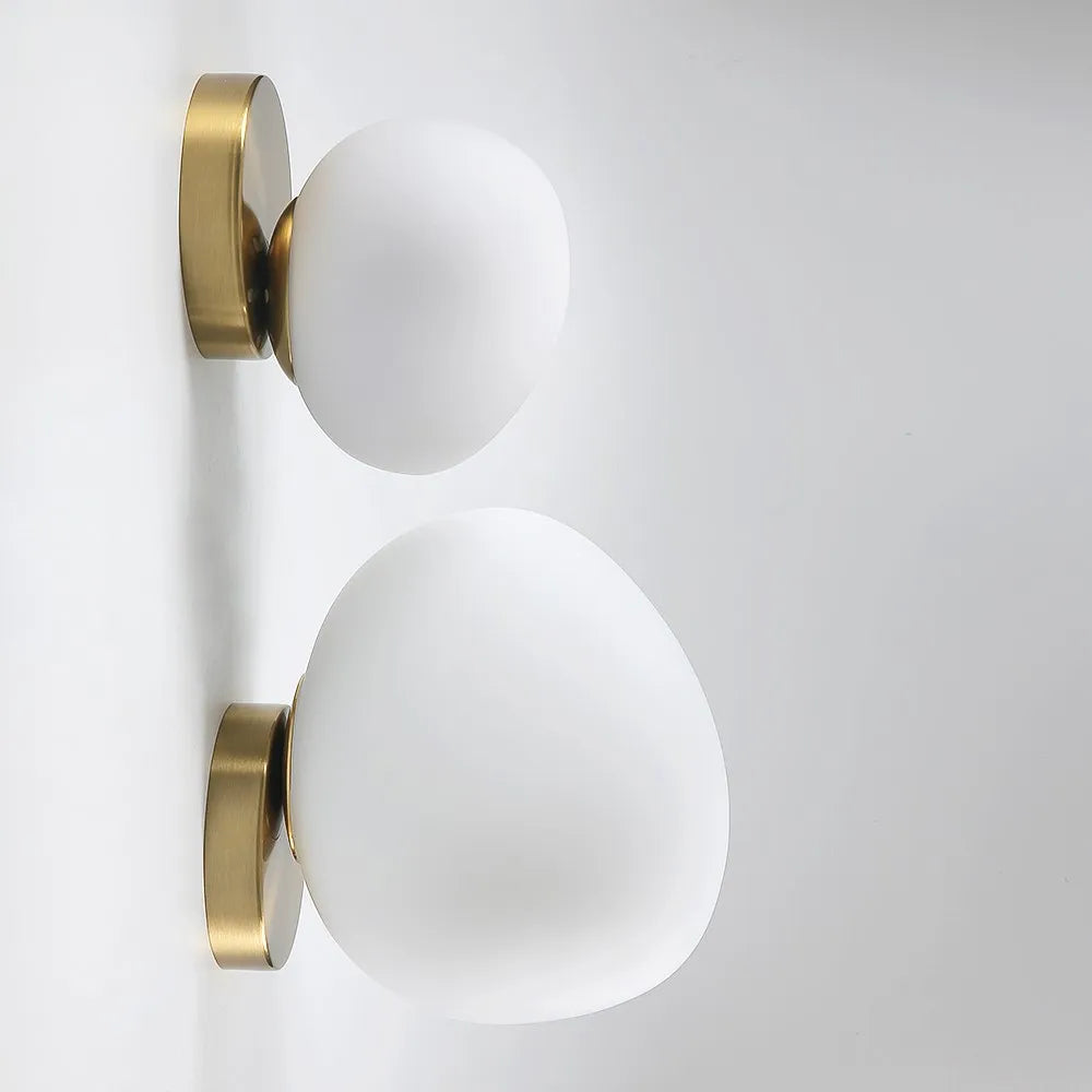 NordicPure - eierschaal glazen lamp