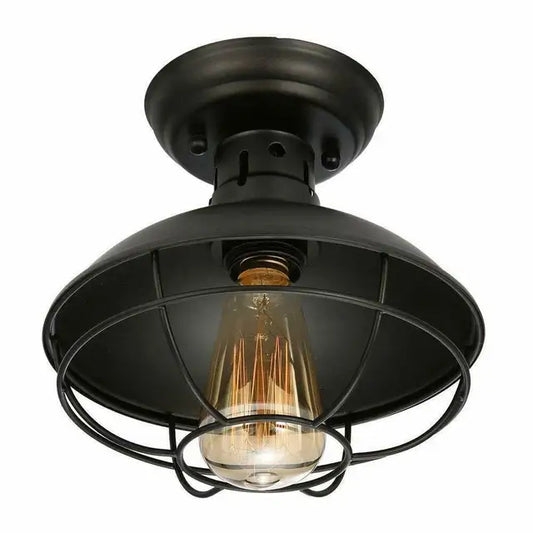 Noirluxe - industriële vintage plafondlamp
