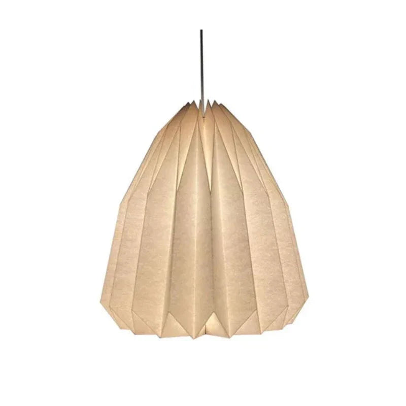 Origamilight - moderne papieren lantaarnkap in Scandinavische stijl