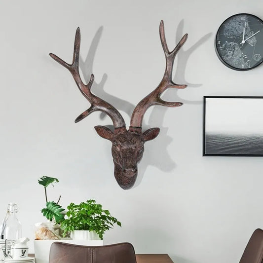 Rusticreindeer - hertenkop wanddecoratie