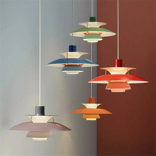 Danishglow | designer kroonluchter met lampenkap
