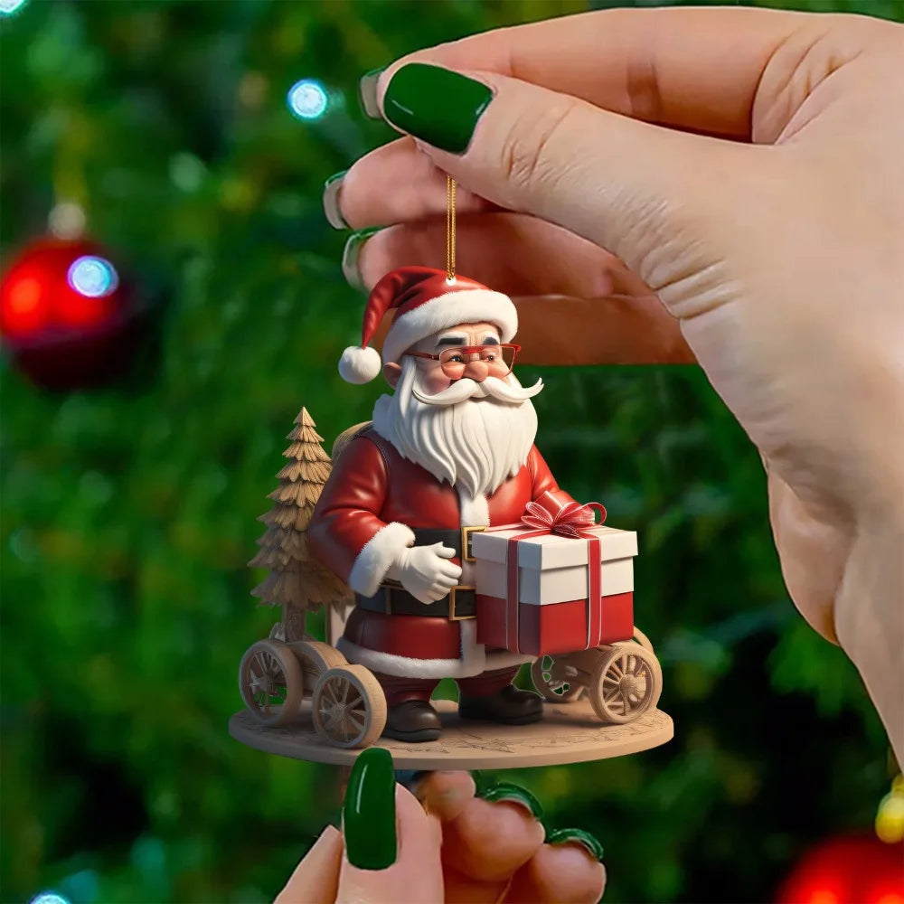 FestiveClaus | Kerstman kerstboom decoratie opknoping