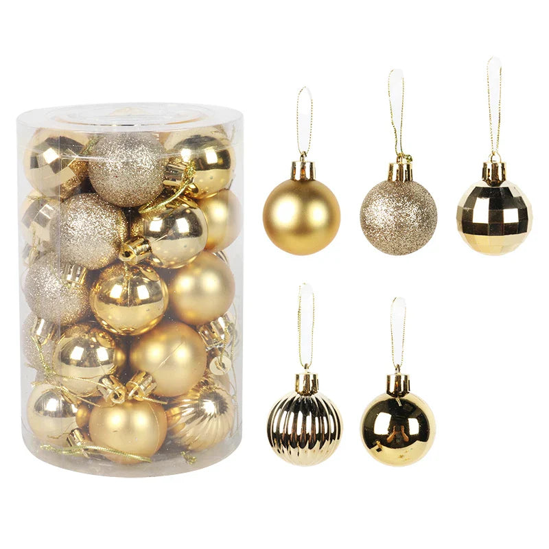 Levendige vakantie | kerstboom bal ornament set