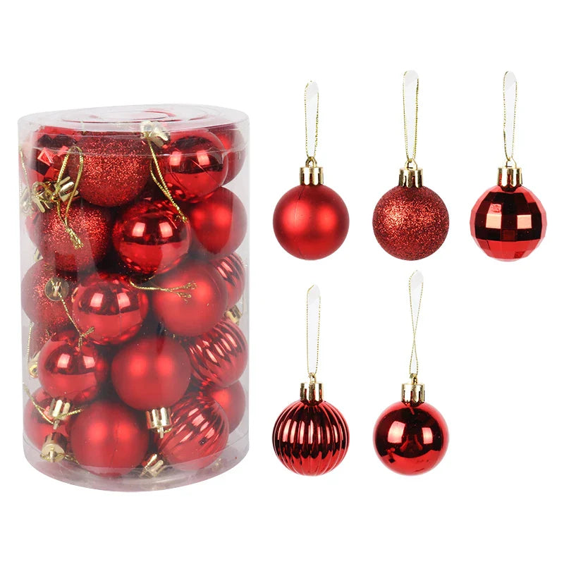 Levendige vakantie | kerstboom bal ornament set