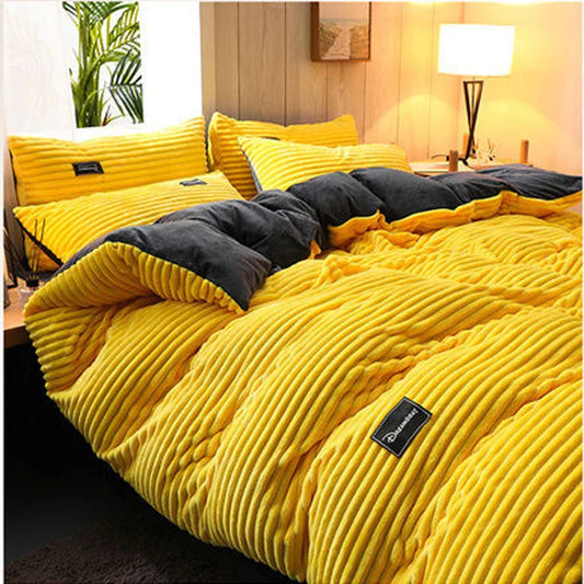 Plushwarm | zacht pluchen dekbedovertrek voor de winter