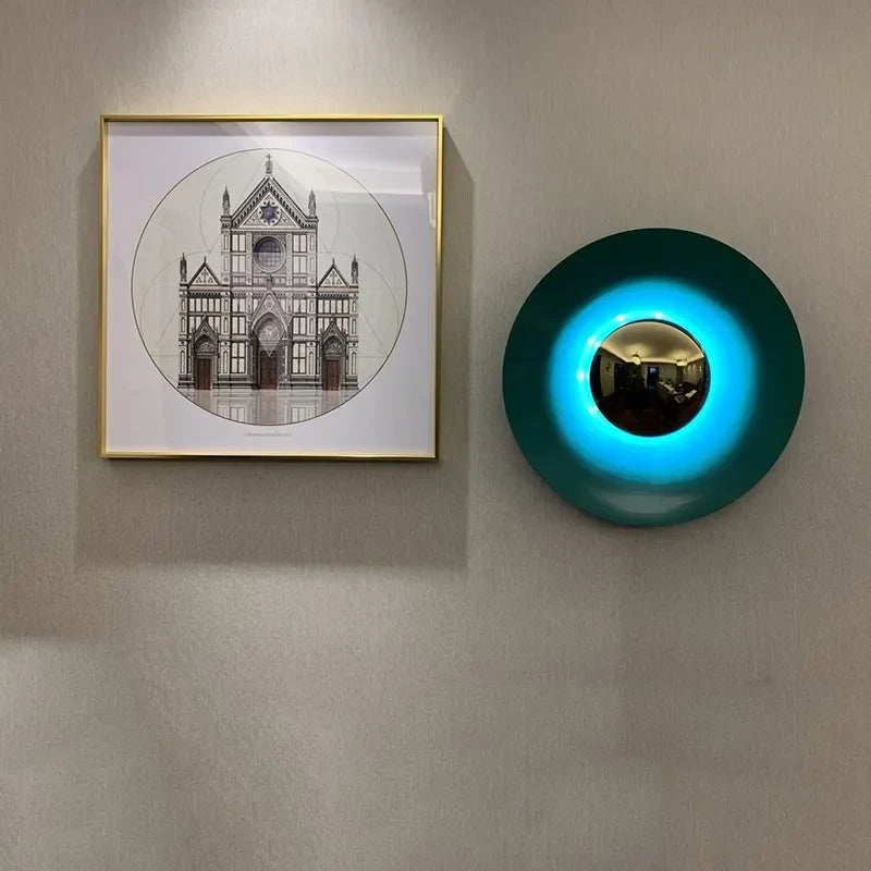 Moderne ronde wandlamp