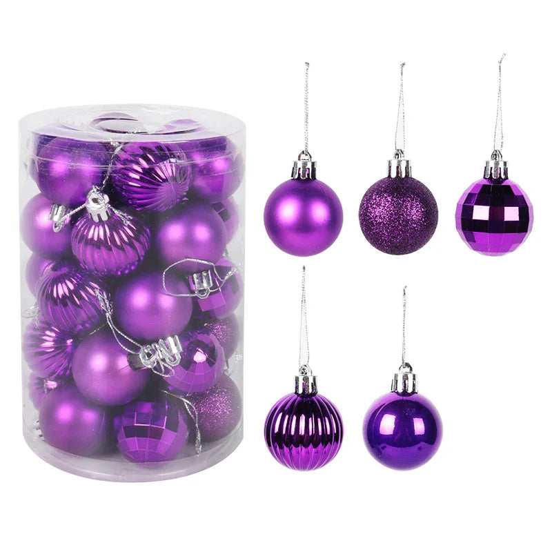 Levendige vakantie | kerstboom bal ornament set