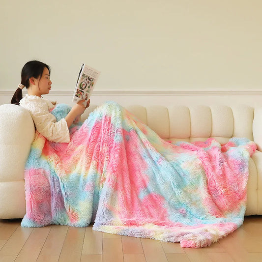PlushDream | ultra pluche koraal fleece deken