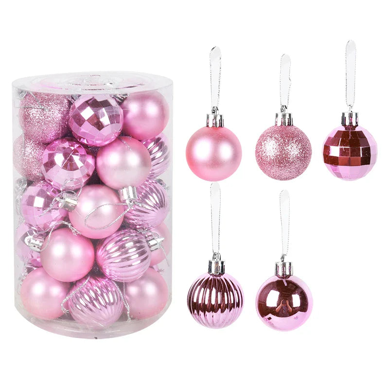 Levendige vakantie | kerstboom bal ornament set