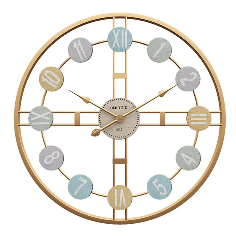 TimelessSteel | vintage grote wandklok