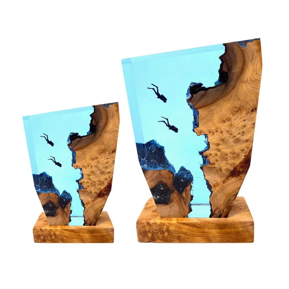 Oceandepths | oceaan karst duiker tafellamp