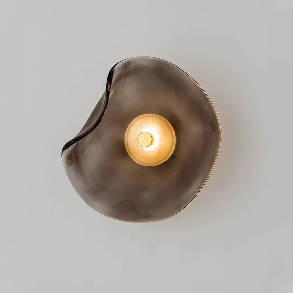 LED wandlamp in glas