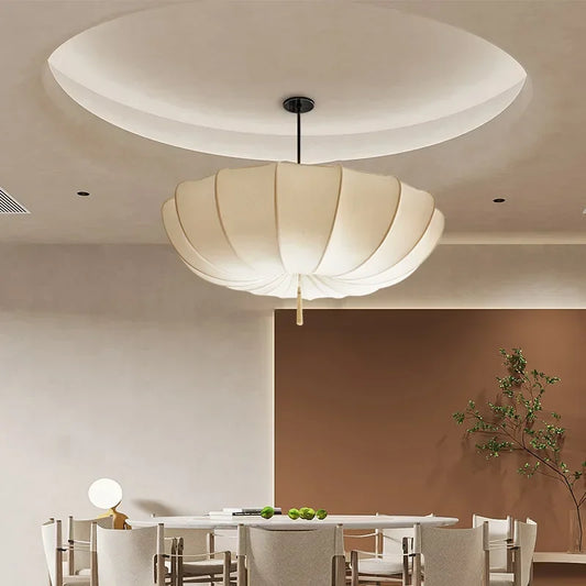 CrèmeLoom | elegantere stoffkronleuchter