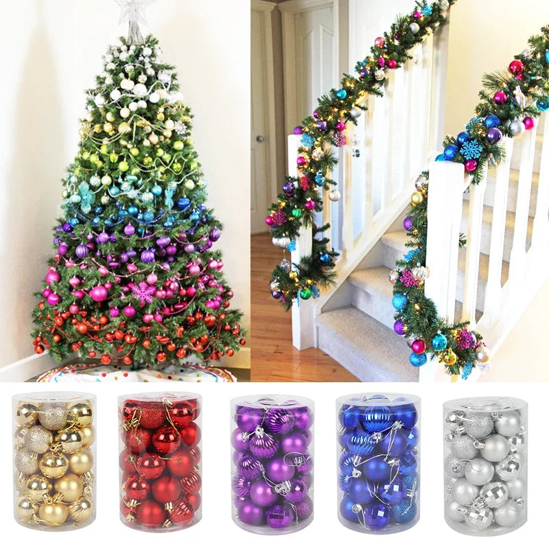 Levendige vakantie | kerstboom bal ornament set