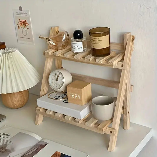 WoodenDisplay | bureau-organizer met 2 niveaus