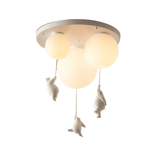 PolarFlare LED plafondlamp met ijsbeerthema