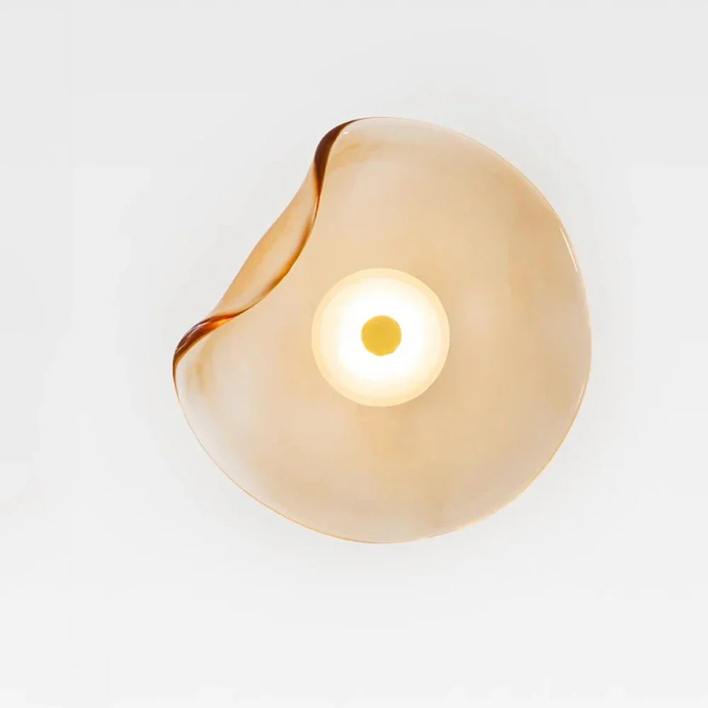 LED wandlamp in glas