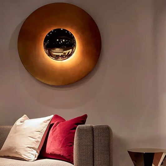 Moderne ronde wandlamp