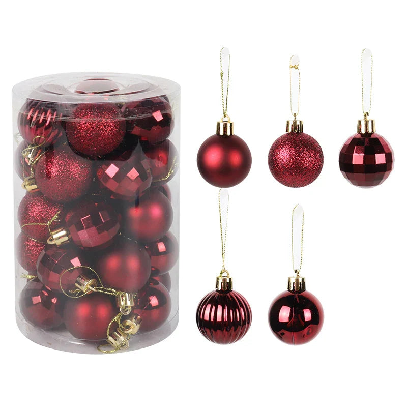 Levendige vakantie | kerstboom bal ornament set