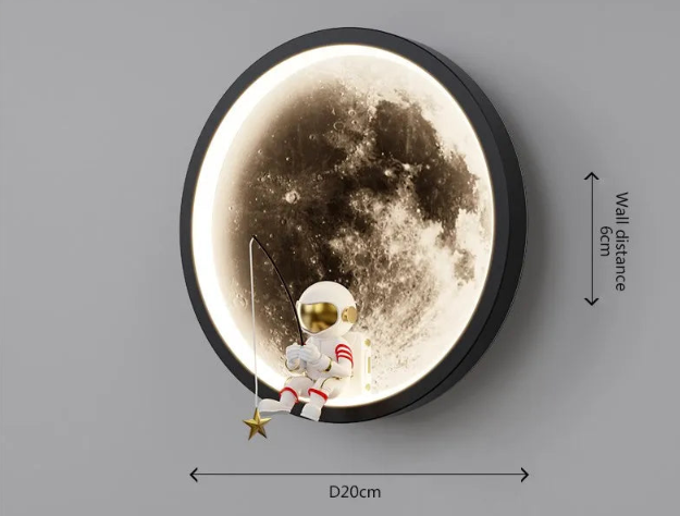 MoonBeam - LED maanwandlamp