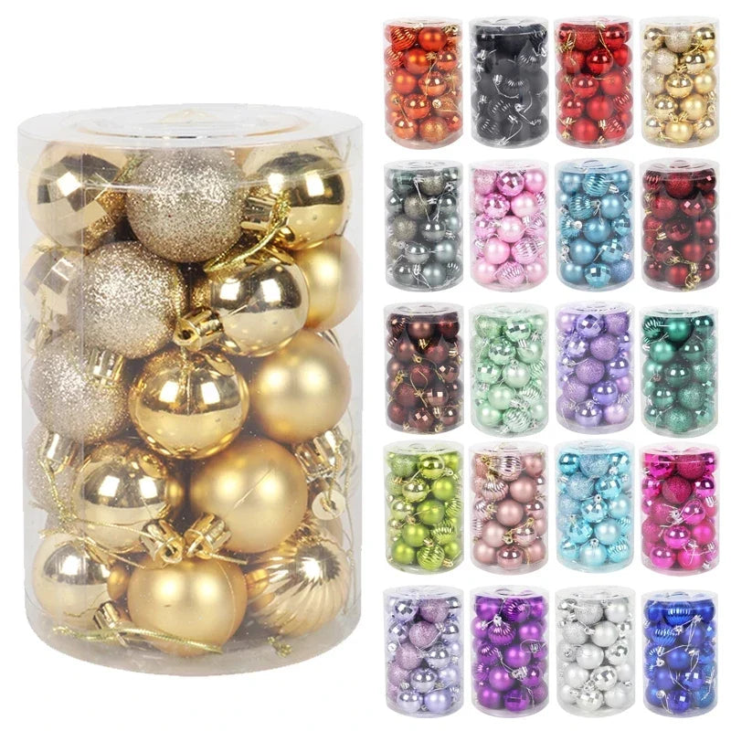 Levendige vakantie | kerstboom bal ornament set