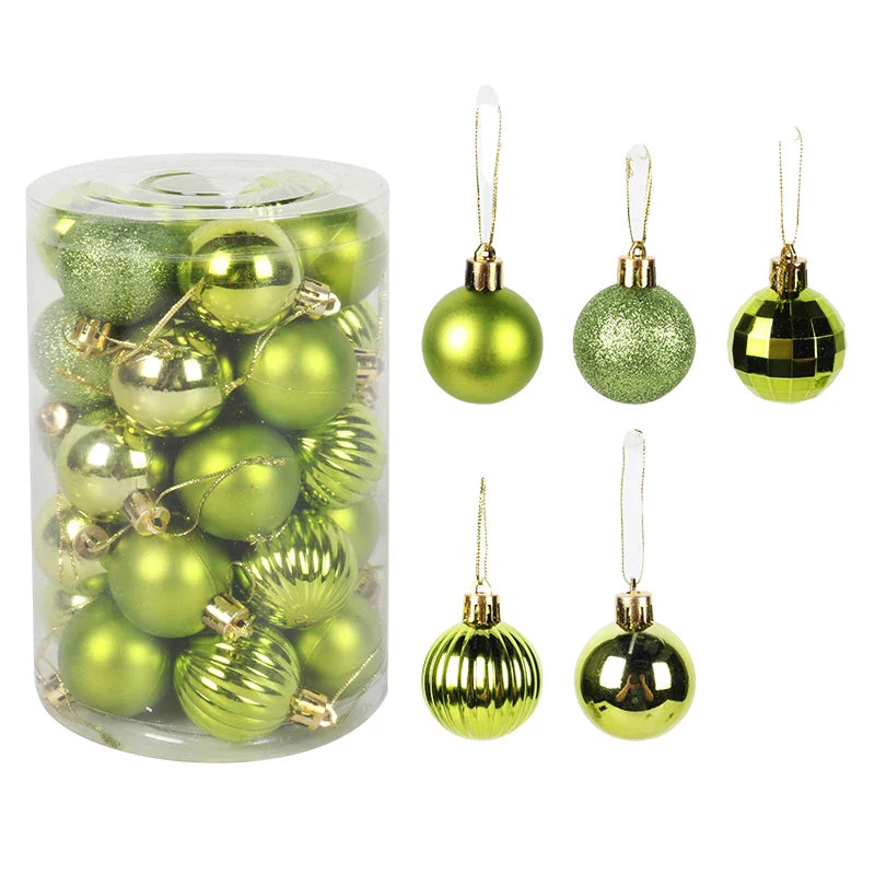 Levendige vakantie | kerstboom bal ornament set