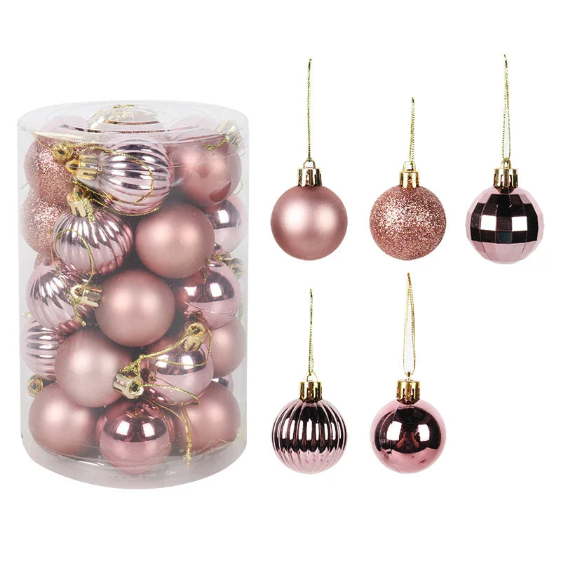 Levendige vakantie | kerstboom bal ornament set