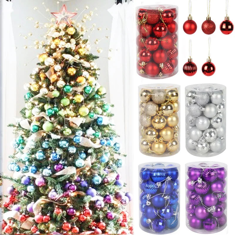 Levendige vakantie | kerstboom bal ornament set