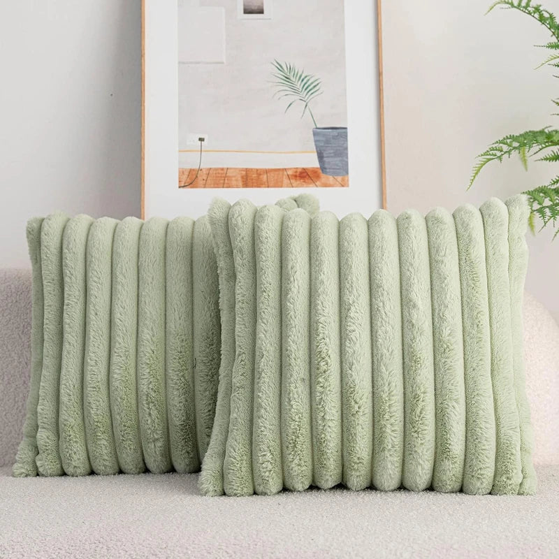 Huggycase | decoratieve donzige kussensloop