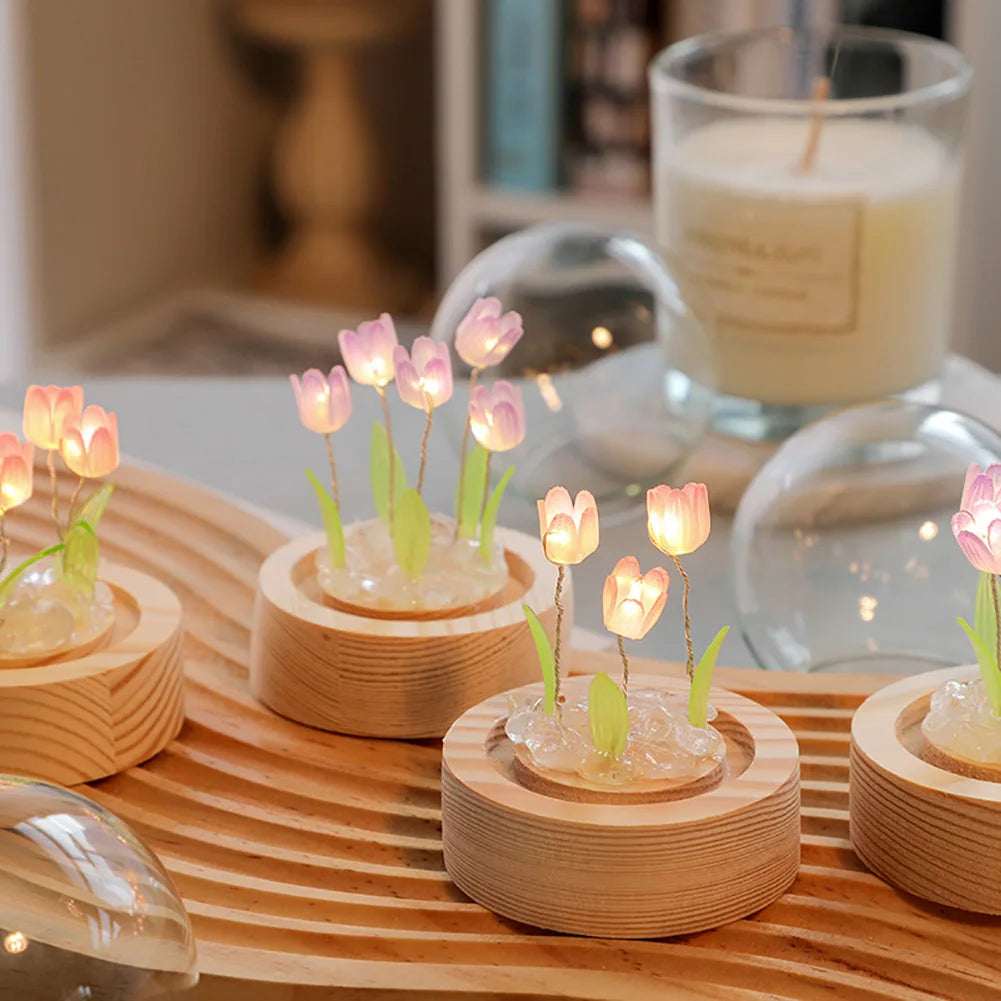 TulipGlow - tulp tafel bureaulamp