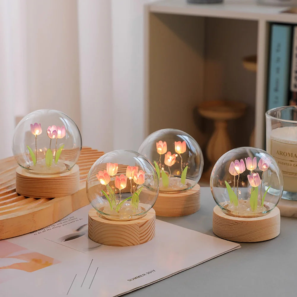 TulipGlow - tulp tafel bureaulamp