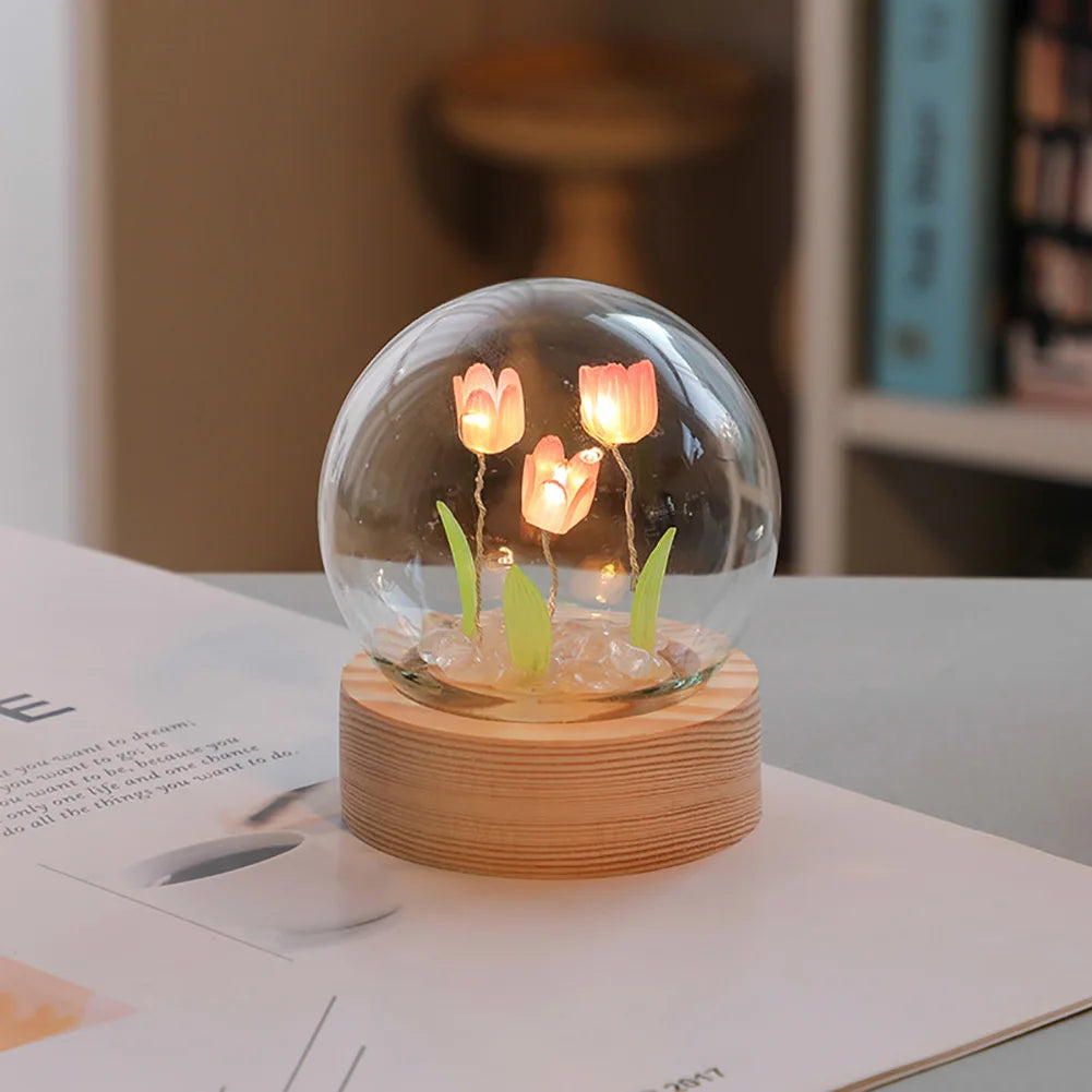 TulipGlow - tulp tafel bureaulamp