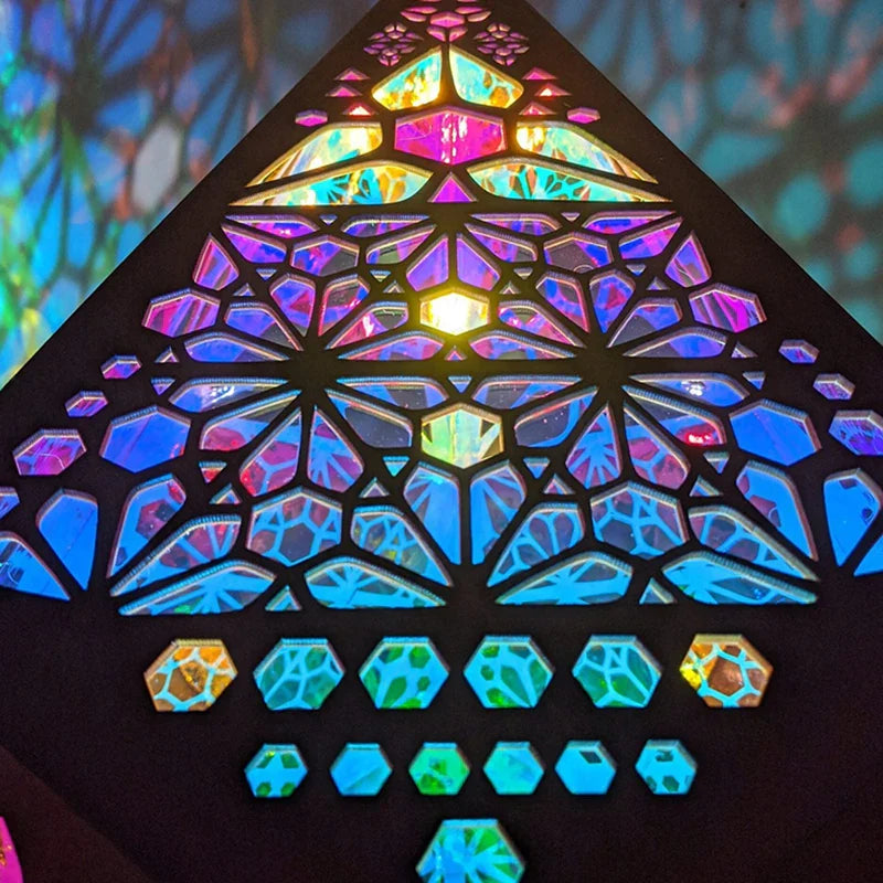 PrismaGlow - holle kleurrijke projectorlamp