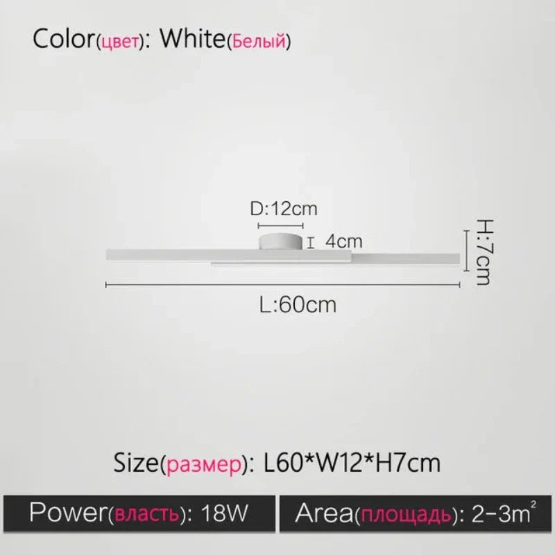 ModernityGlow - minimalistische plafondlamp in de woonkamer