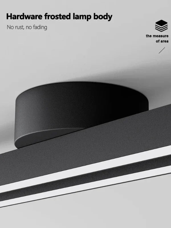 ModernityGlow - minimalistische plafondlamp in de woonkamer