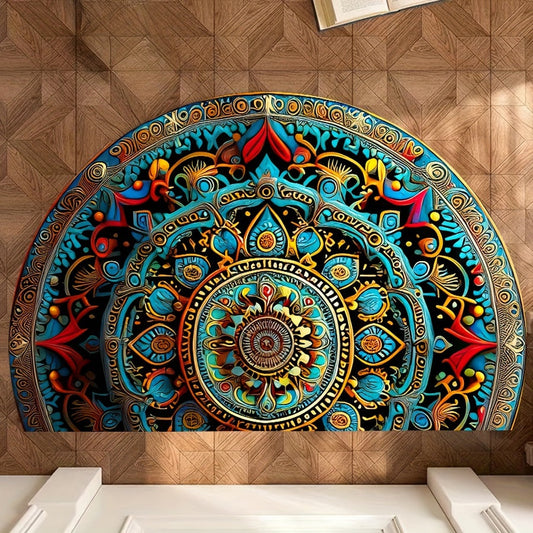 Sacredcircle | half-round mandala doormat