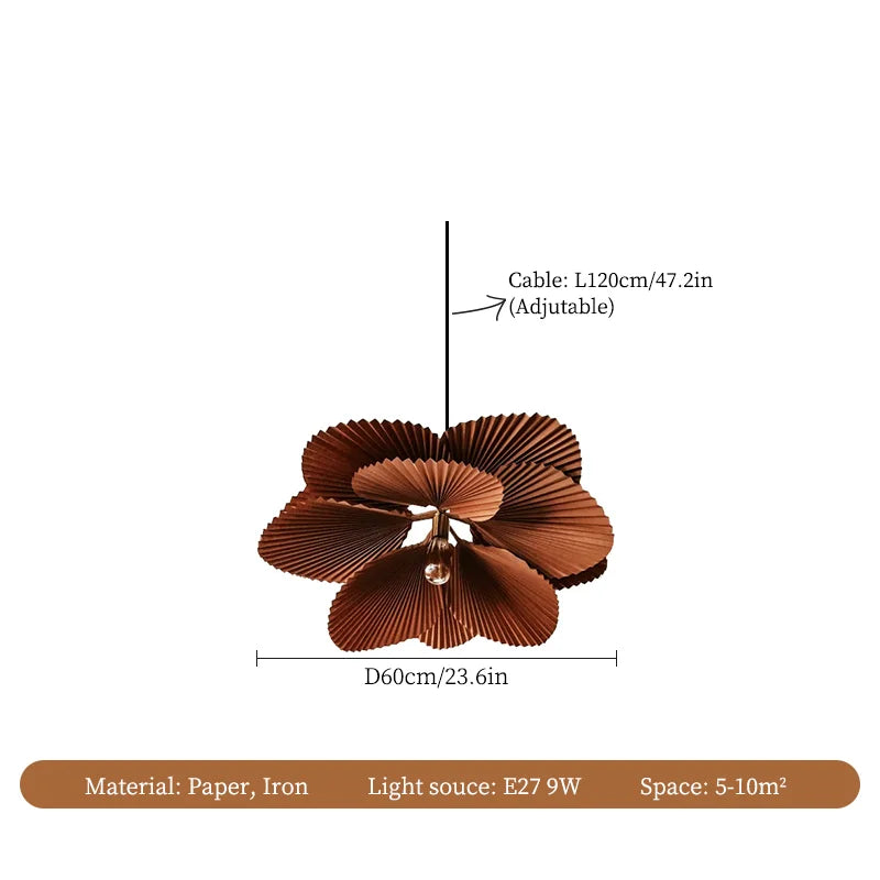 LeafyRadiance - petal plafondlamp