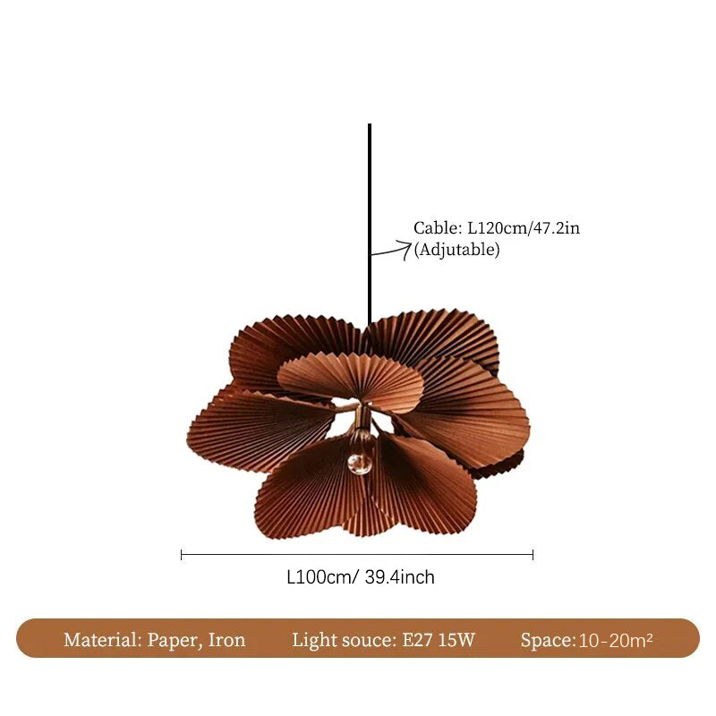 LeafyRadiance - petal plafondlamp