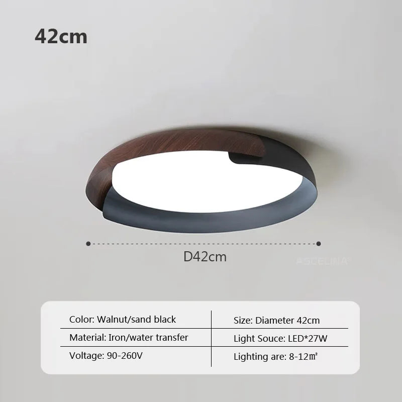 NaturalPattern - plafondlamp in houtpatroon