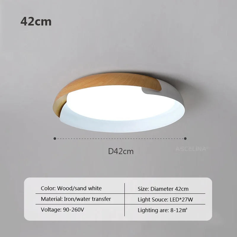 NaturalPattern - plafondlamp in houtpatroon