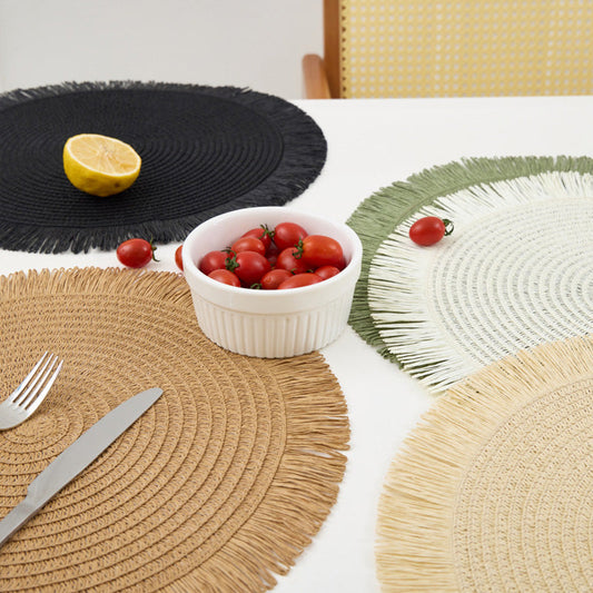 Thermoluxe | ronde geweven placemats
