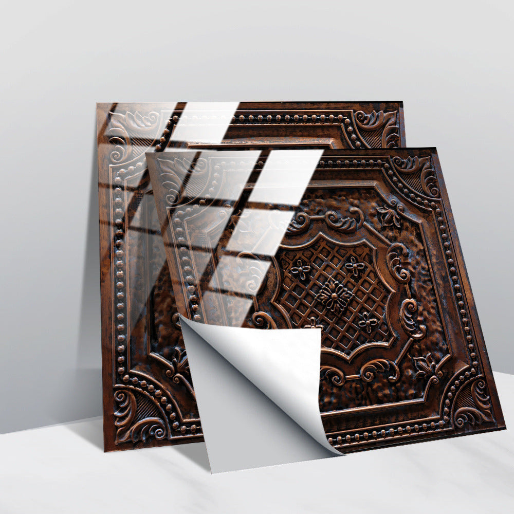 Metallic patroon behang