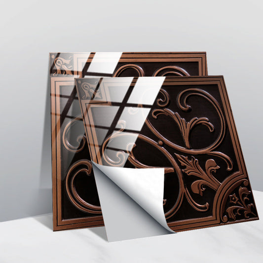 Metallic patroon behang