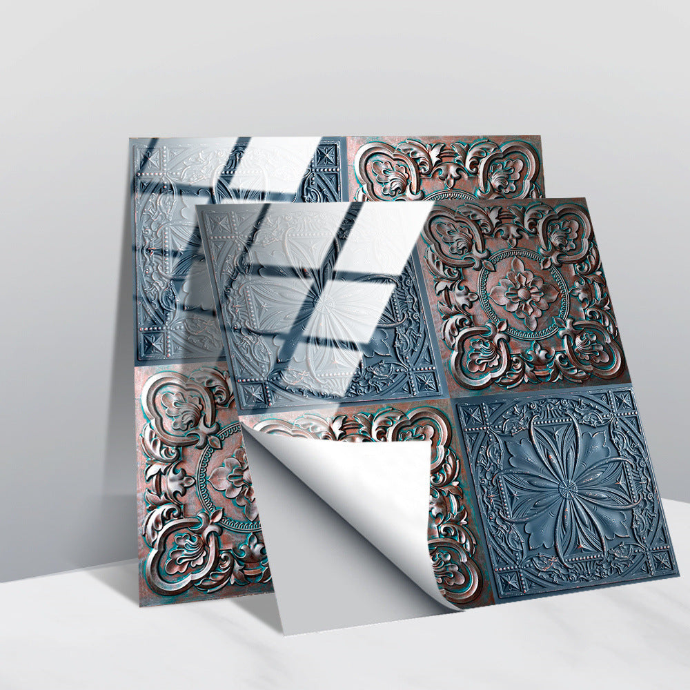 Metallic patroon behang