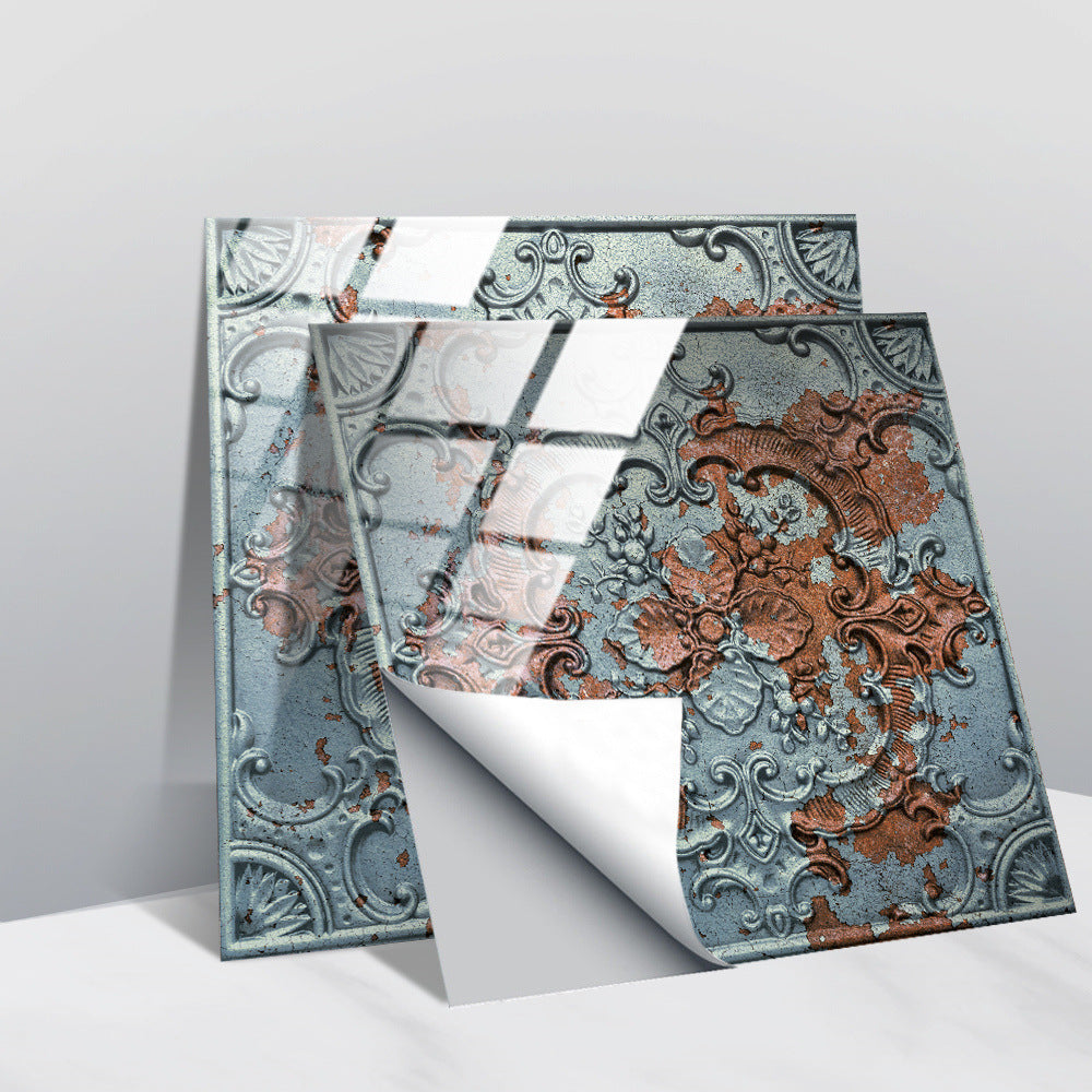 Metallic patroon behang