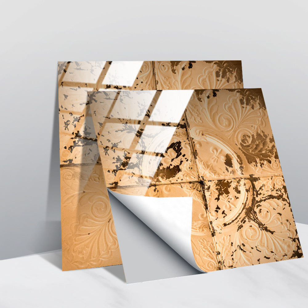 Metallic patroon behang