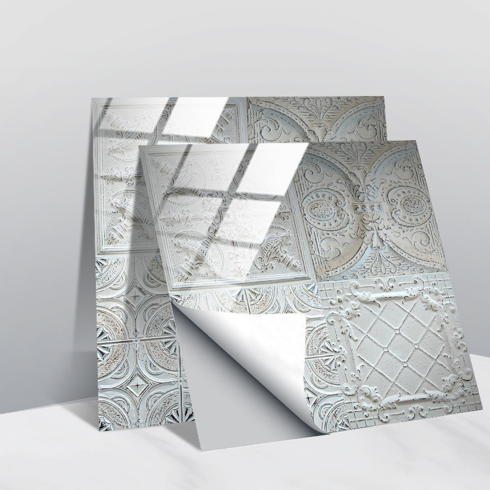 Metallic patroon behang
